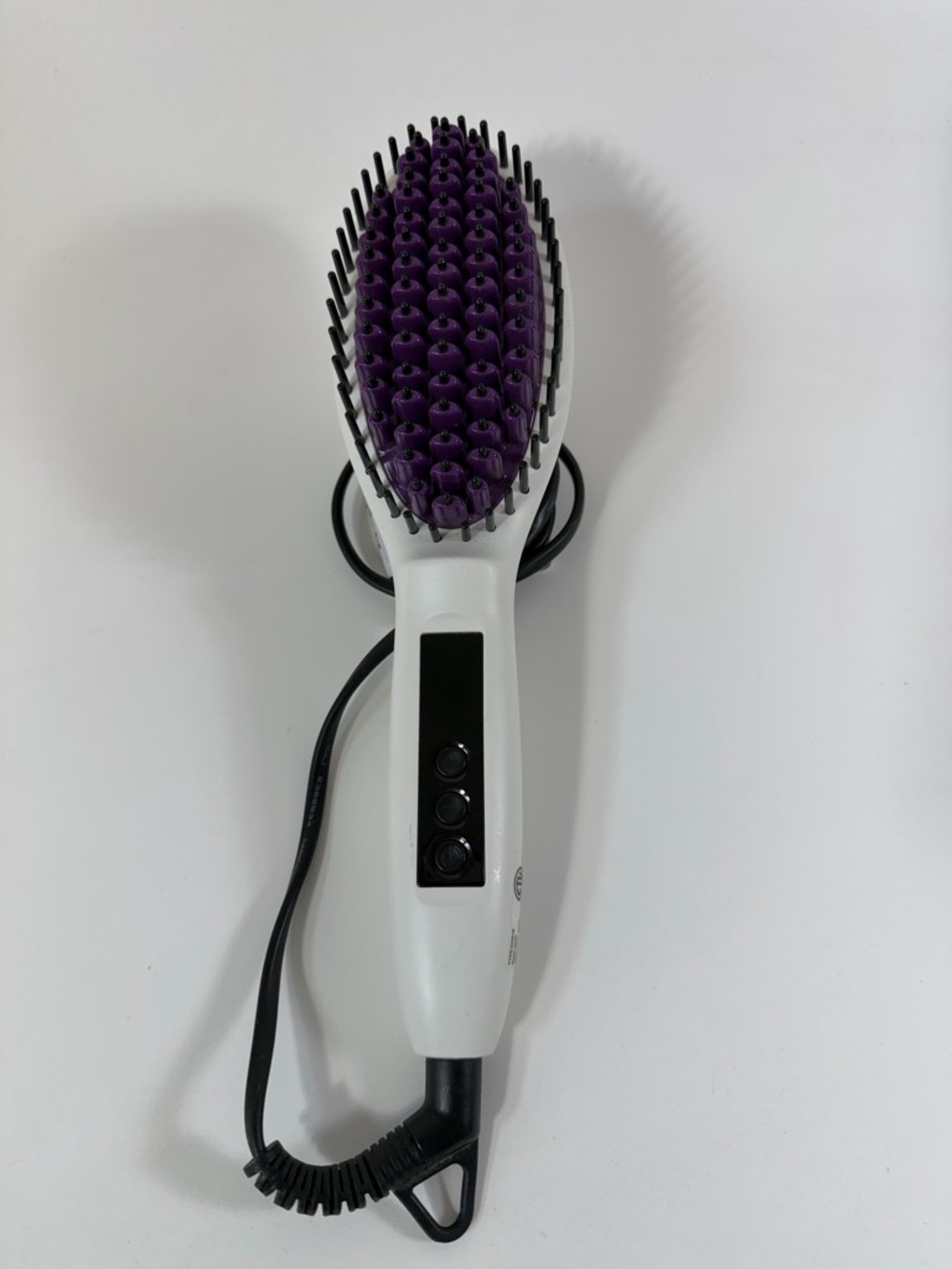 InStyler Straight UP Ceramic Straightening Brush Model 00484 White DK818 Tested